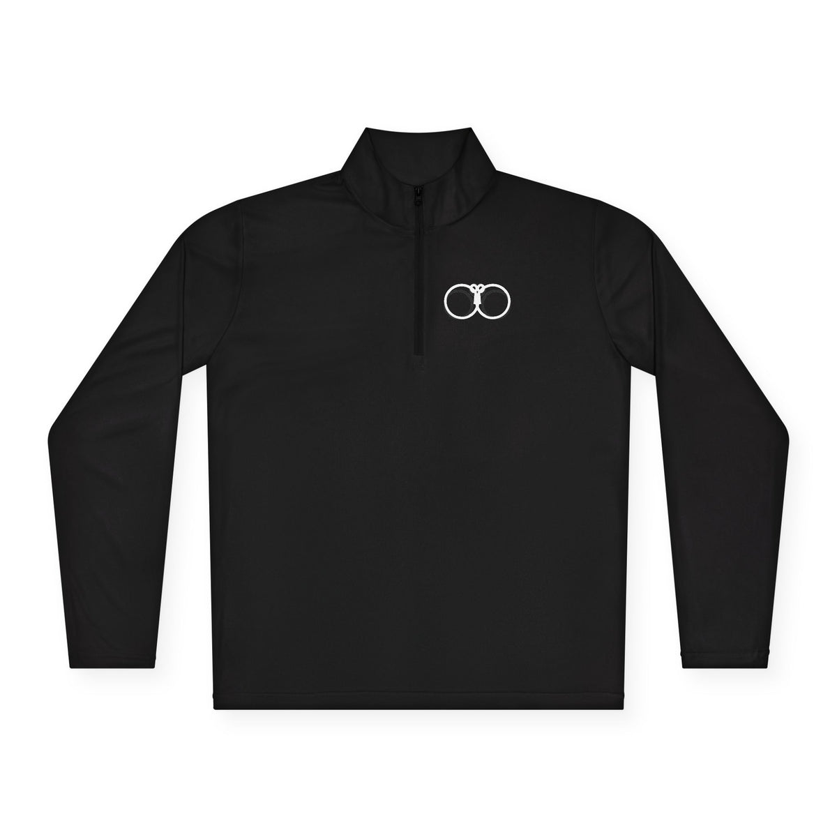 Minimalist Handcuffs Quarter-Zip Pullover, view 2